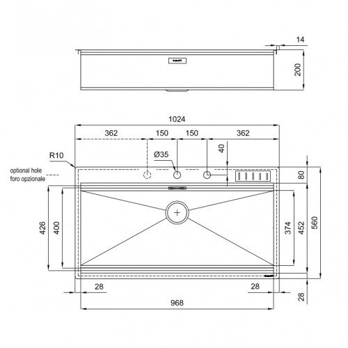 Foster 1017 055 - Lavello Milano Filotop | FTS,...