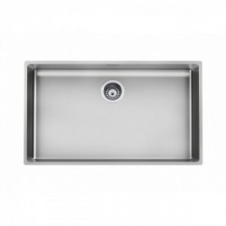 Foster 3143 850 - Lavello Serie 45 Sottotop, 1 Vasca, 83 x 48 cm, Acciaio Inox 