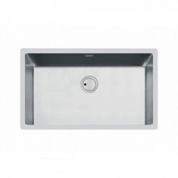 Foster 3357 850 - Lavello Sottotop S4001, 1 Vasca, 75 x 44 cm, Acciaio Inox 