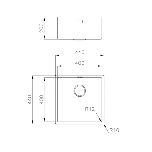 Foster 3356 050 - Lavello Filotop S4001, 1...