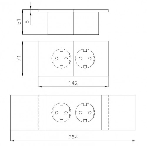 Foster 8000 017 - Portaprese da Incasso Cip-Cip