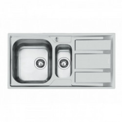 Foster 1973 962 - Lavello FM Marine, Vasca a SX, 97 x 50 cm, Acciaio Inox 