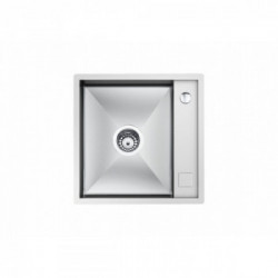 Foster 1236 050 - Lavello Quadra Filotop | FTS, 1 Vasca, 44 x 44 cm, Acciaio Inox 