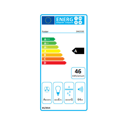 Foster 2442 150 - Cappa Aspirante ad Isola...