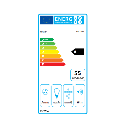 Foster 2442 300 - Cappa Aspirante ad Isola...