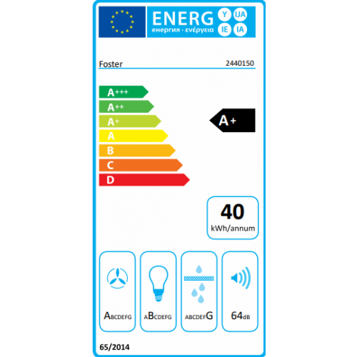 Foster 2440 150 - Cappa Aspirante a Parete...