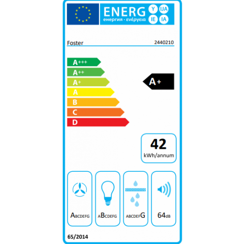 Foster 2440 210 - Cappa Aspirante a Parete...