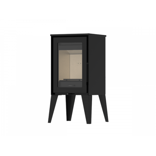 Solzaima M20 Eco - Stufa a Legna, 7,4 kw, Nera