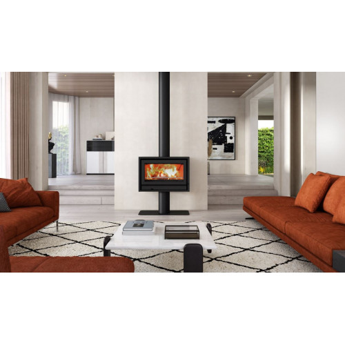 Solzaima Back Box Slim Eco - Stufa a Legna,...