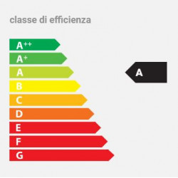 Solzaima Juno Eco 80 - Camino a Legna, Cornice 3 Lati 7,4 cm, 10,6 kw, Nera