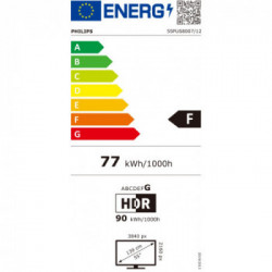 Philips 55PUS8007/12 - Smart TV 55 pollici LED 4K UHD, Android TV DVB-T2 Nero