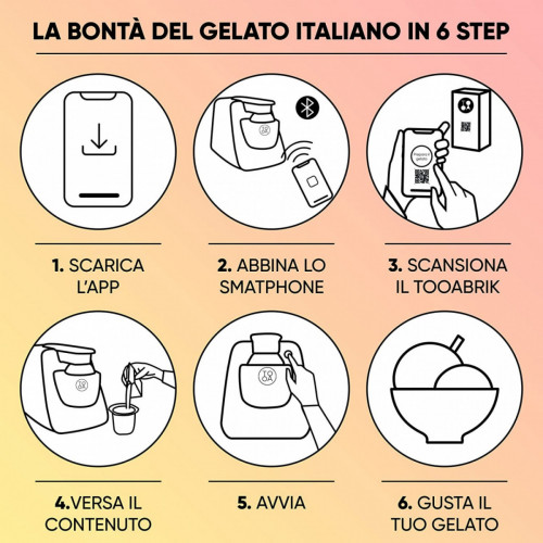 TooA Milano Gelatiera Autorifregerante per...