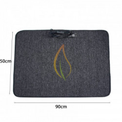Giabri Heat - 915 - Tappeto riscaldante 50x90cm antracite, 60W