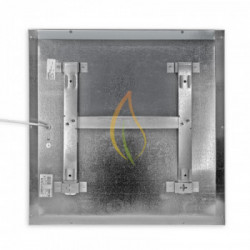 Giabri Heat - 861 - Riscaldatore a infrarossi Ecosun 300K+/300W bianco 59,5x59,5 cm
