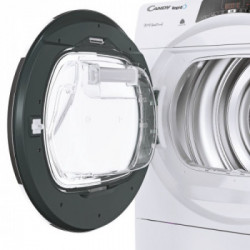 Candy ROE H10A2TCEX-S - Asciugatrice a Caricamento Frontale, 10 Kg, Bianco, Classe A++