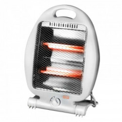 Vinco 70155 stufetta elettrica Interno Bianco 800 W Riscaldatore di ambienti elettrico al quarzo