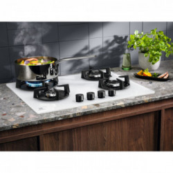 Electrolux EGG64272W - Piano Cottura a Gas, 4 Fuochi, 60 cm, Bianco