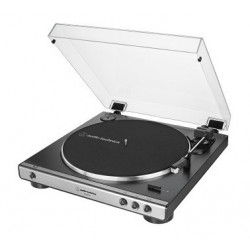 Audio-Technica AT-LP60XUSB Giradischi con trasmissione a cinghia Grigio, Metallico
