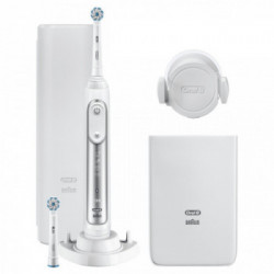 Oral-B Genius 8600 - Spazzolino Elettrico, 2 Testine, 5 Modalità Spazzolamento, Bluetooth, Custodia