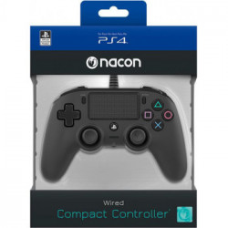 Nacon Wired PS4 - Controller Nero, PlayStation 4