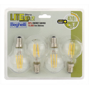 BEGHELLI LAMP. LED SFERA 4W...
