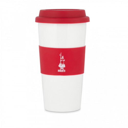Bialetti Take Away tazza Rosso, Bianco...