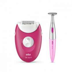 Braun Epilierer Silk-épil 3-420 Rosa, Bianco 20 pinzette