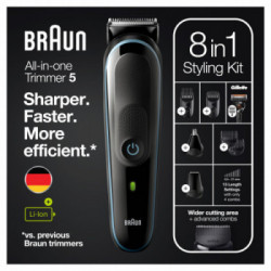 Braun All-in-one MGK5365 Nero, Blu