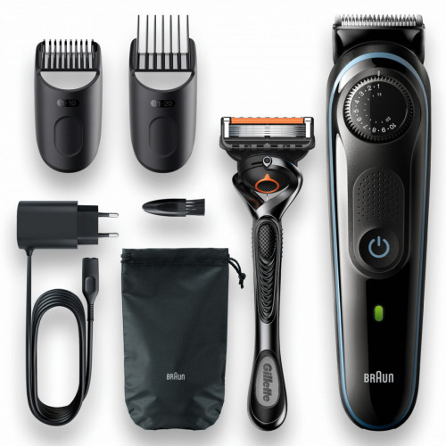 Braun BeardTrimmer 5 BT5341 Nero, Blu
