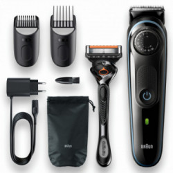 Braun BeardTrimmer 5 BT5341 Nero, Blu