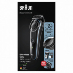 Braun BeardTrimmer 5 BT5341 Nero, Blu