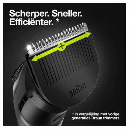 Braun BeardTrimmer 5 BT5341 Nero, Blu