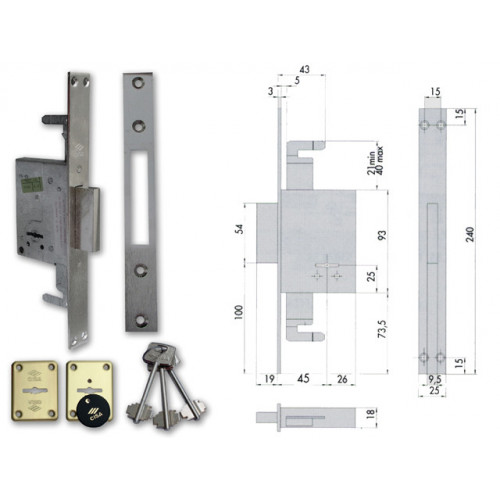 CISA 57225-45-0 SERR D/M INFIL TRIPL S/A