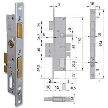 Cisa 44225-18-0 Serratura...