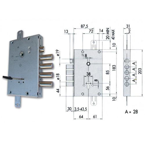 CISA 57515-28-0 SERR D/M APPL TRIPL S/A