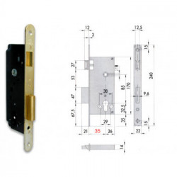 CISA 5C130-60-0 SERR INF CIL SAG BT F22