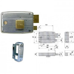Cisa 1201159 50481-60-1 Serratura Applicare Cilindro Fisso DX