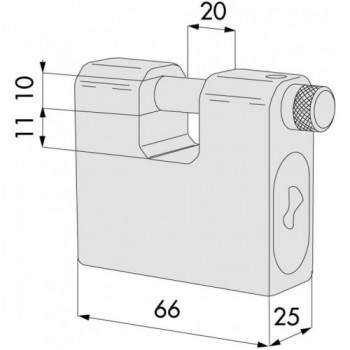 Cisa 28550-66-0 Lucchetto... 2