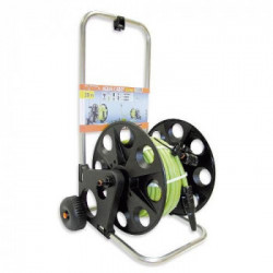 CLABER Carrello avvolgitubo completo con accessori e mt 20 tubo