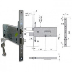 CISA 57365-90-0 SERR D/M INFIL TRIPL S/A