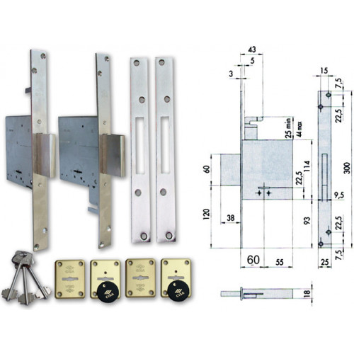 CISA 57020-60-0 COPPIA SERR D/MAPPA INF