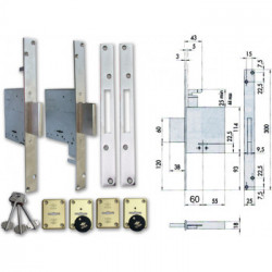 CISA 57020-60-0 COPPIA SERR D/MAPPA INF