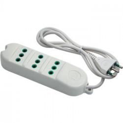 FANTON 41000 prolunghe e multiple 1,5 m 3 presa(e) AC Bianco
