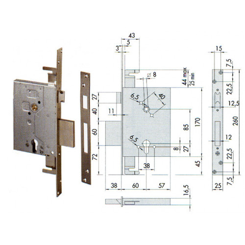 CISA 56255-60 SERR INF CIL SAG TRIPL S/A