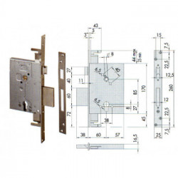 CISA 56255-60 SERR INF CIL SAG TRIPL S/A