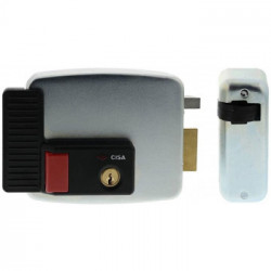 Cisa 11731-60-1 Serratura Elettrica Applicare Cilindro Fisso DX 12 V Zincato Entrata 60