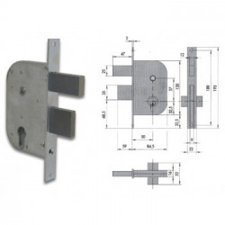 CISA 42512-50-0 SERR CANCELLO CIL SAG