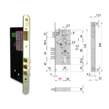 CISA 52520-60 SERRATURA...