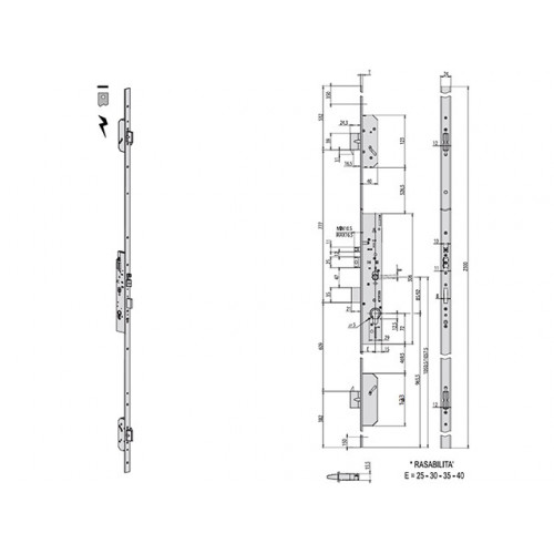 CISA 19526-25-0 SERR EL MULTIP CIL SAG