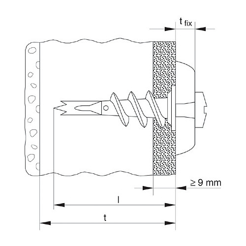Fischer 024556 giravite e bullone 3,1 cm 100...